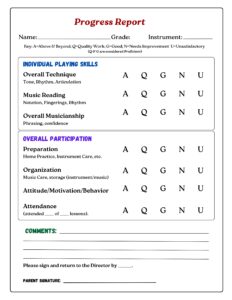 Sample Progress Report