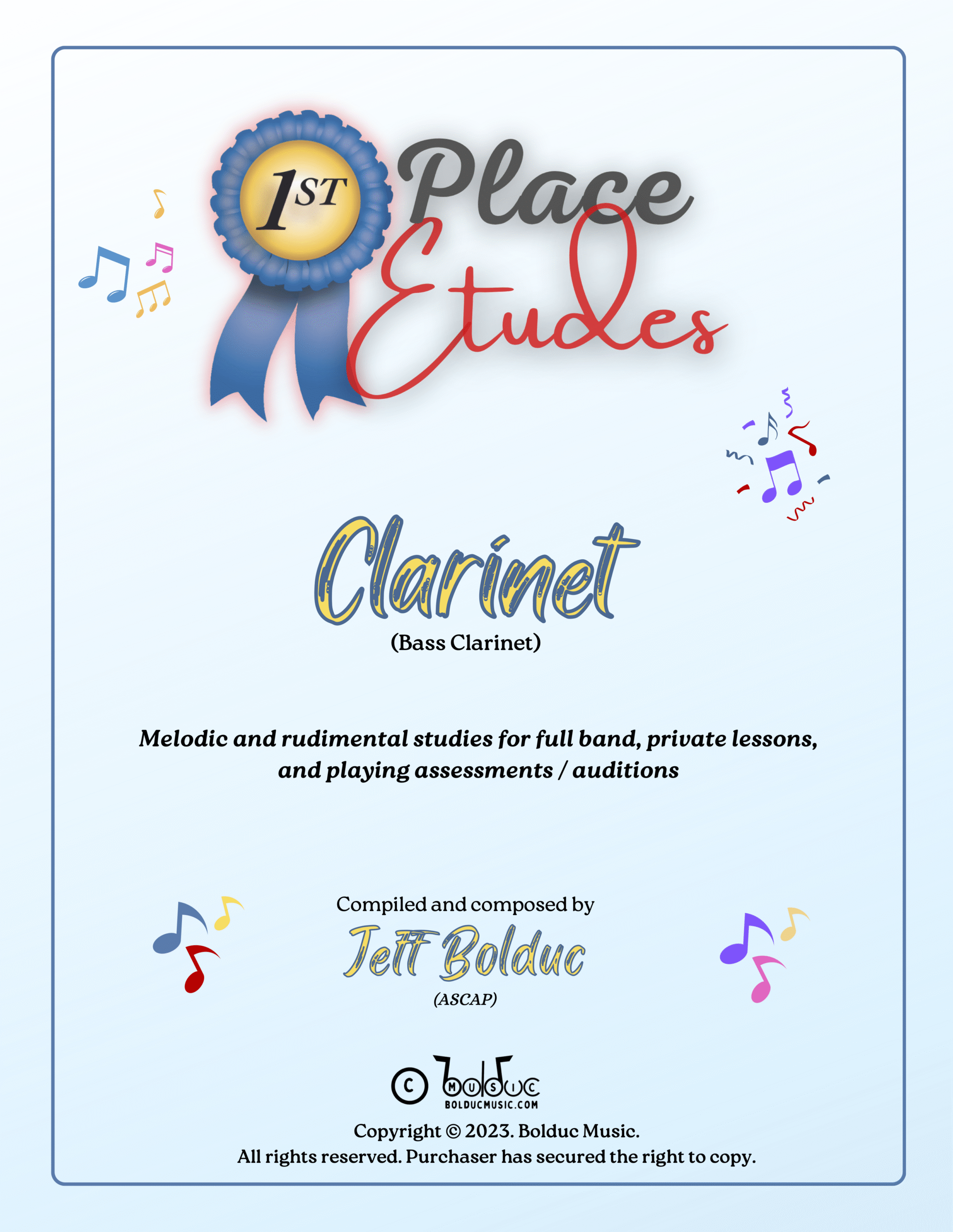 Etudes Clarinet Book Cover