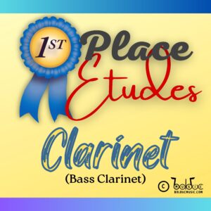 1st Place Etudes Clarinet-Bass Clarinet Book