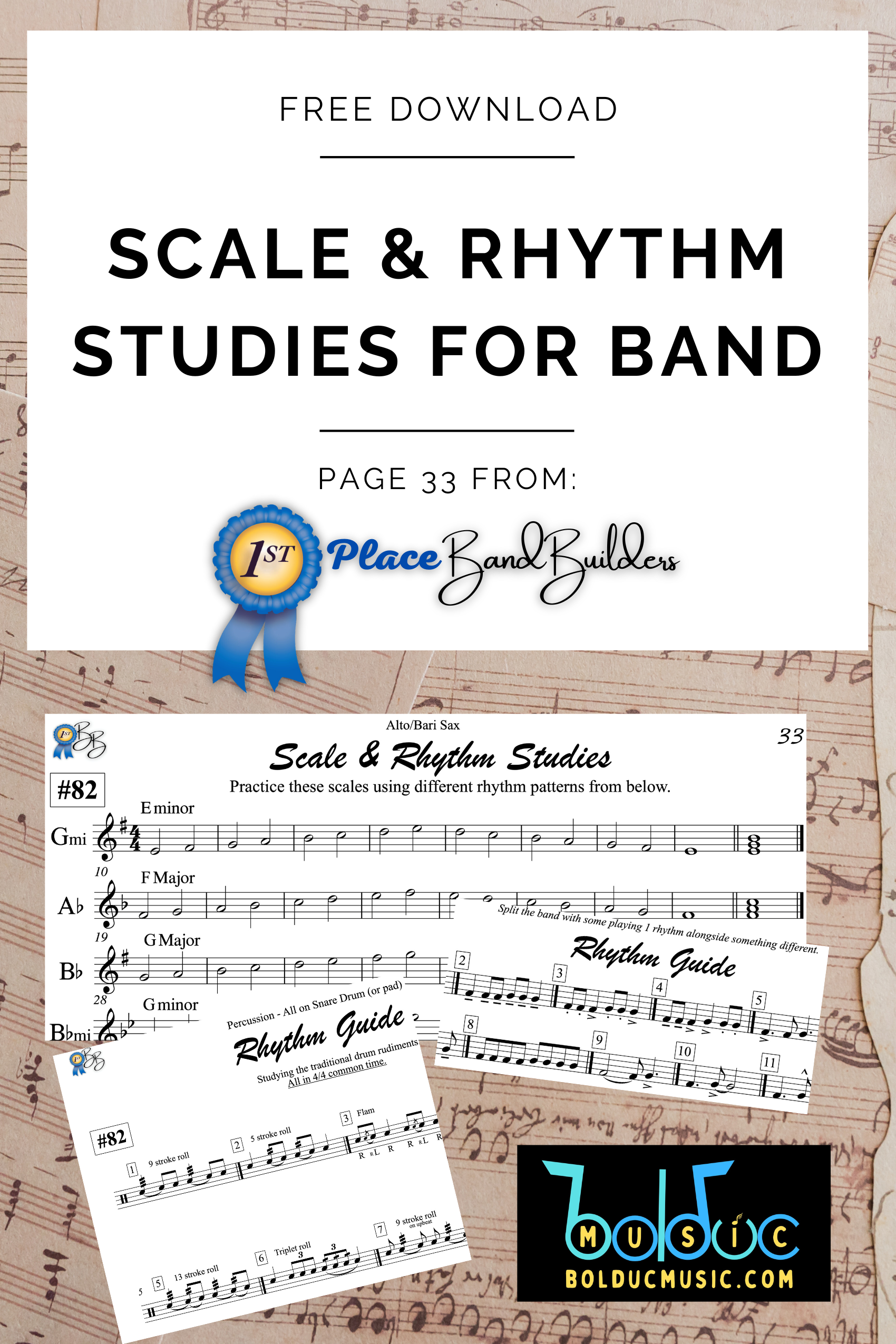 Scale and Rhythm Studies Graphic