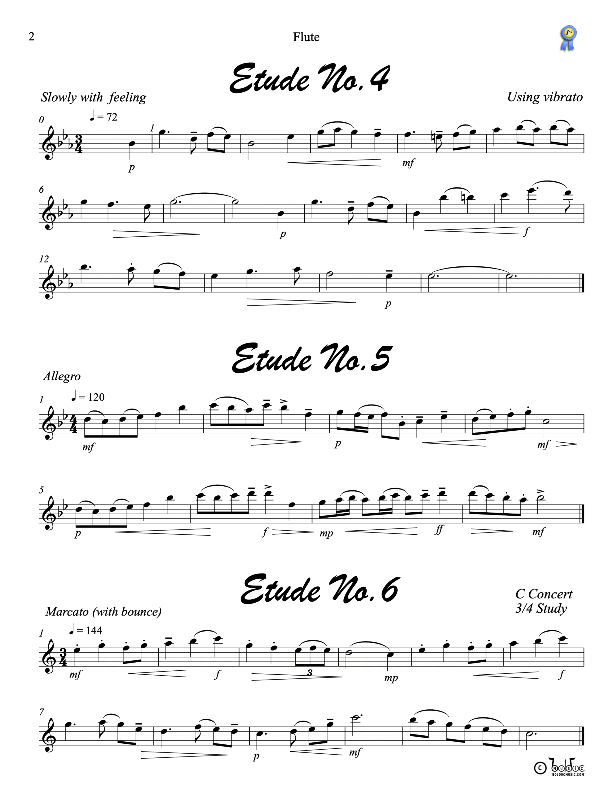 Etudes Flute page 2