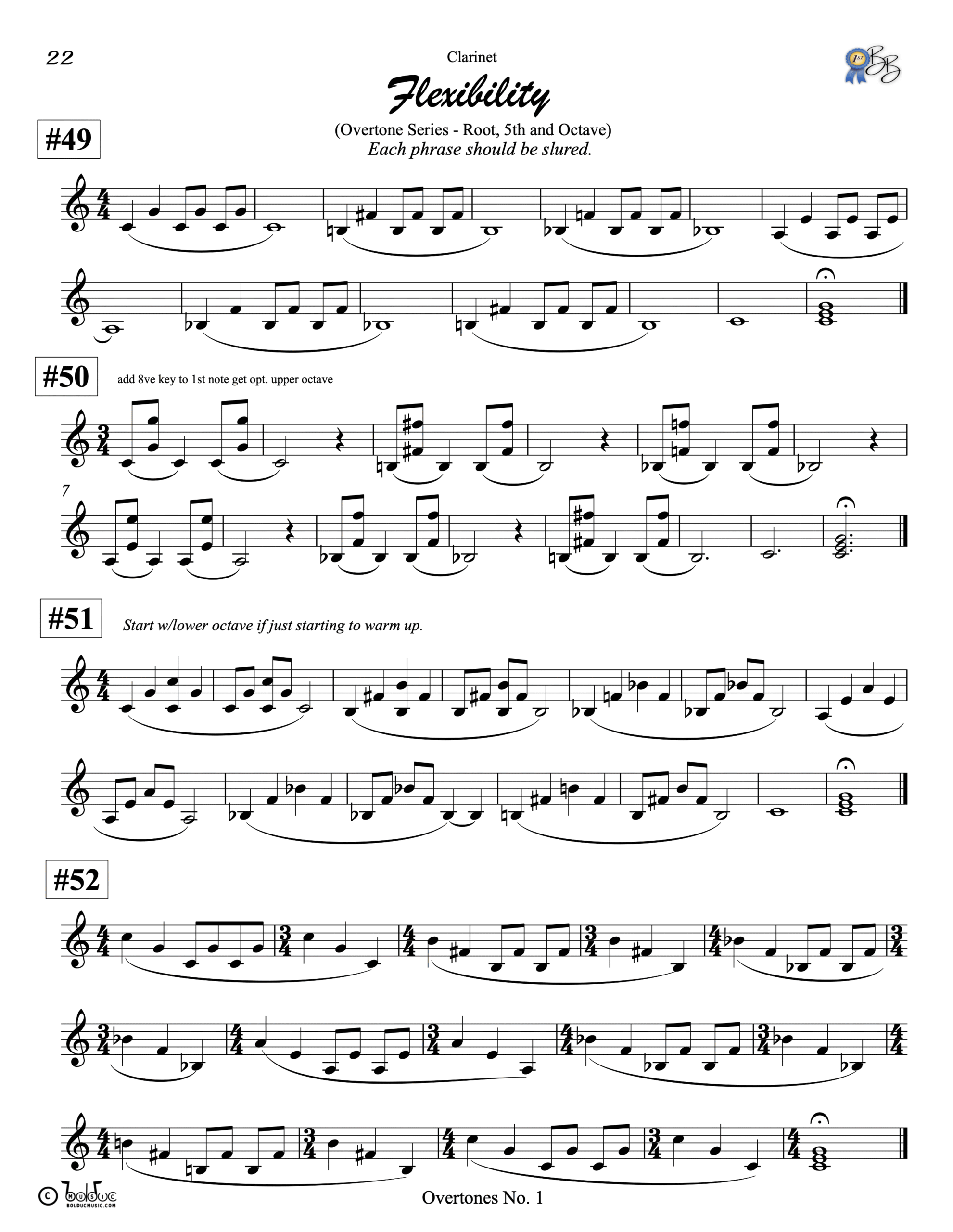 Band Builders Clarinet page 22