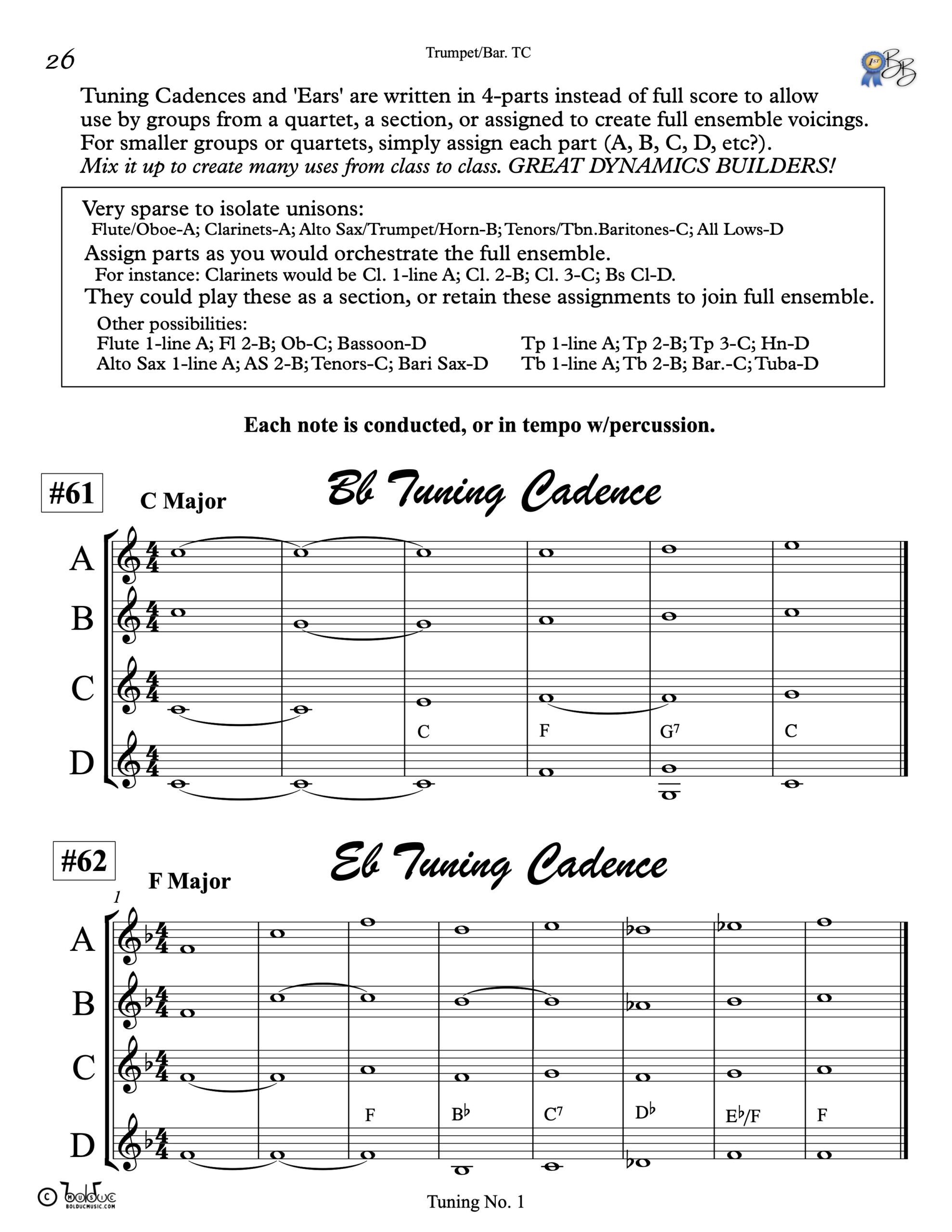 Band Builders Trumpet page 26