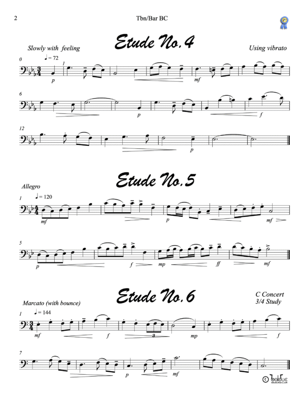 Etudes Trombone page 2