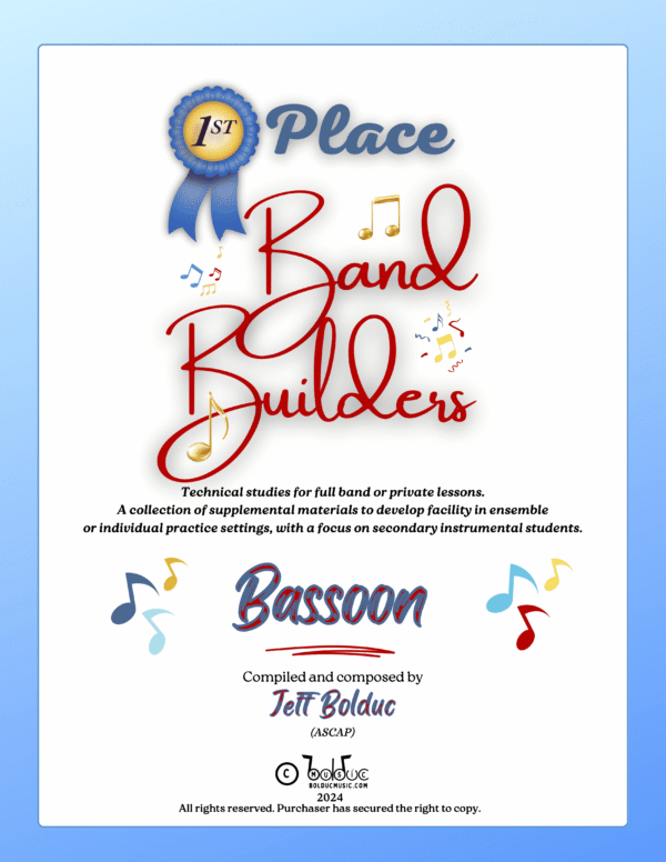 BASSOON Book - Bolduc Music