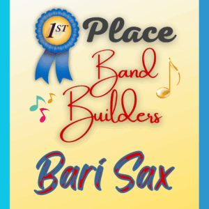 Band Builders Bari Sax Book Graphic