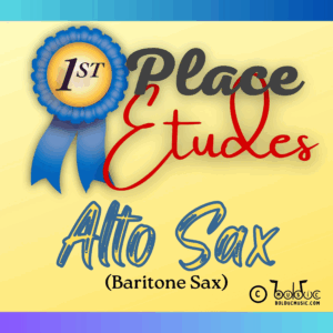 1st Place Etudes Alto Sax Graphic