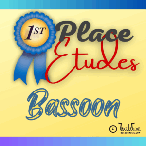 1st Place Etudes Bassoon Graphic