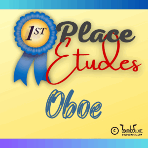 1st Place Etudes Oboe Graphic