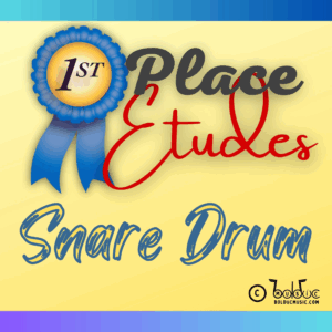 1st Place Etudes Snare Drum Graphic
