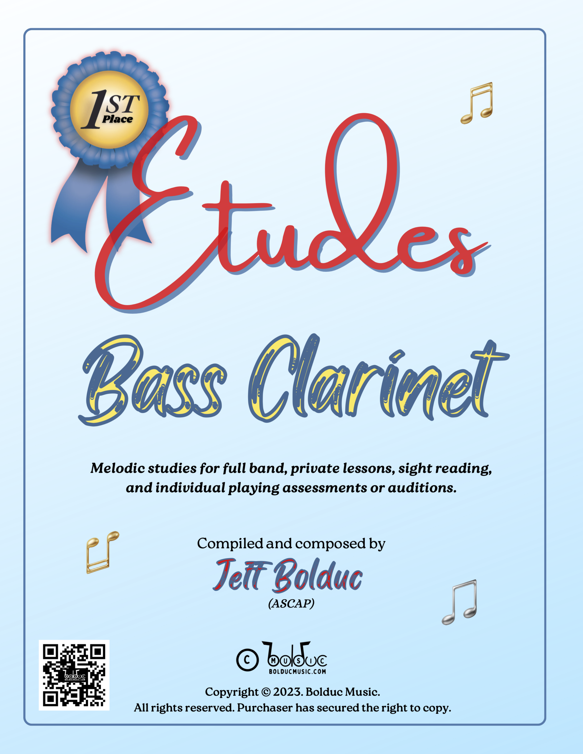 1st Place Etudes Bass Clarinet Book - Image 2
