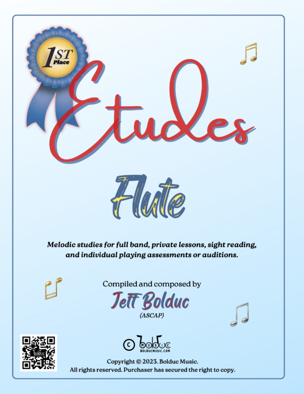 1st Place Etudes Flute Book - Bolduc Music
