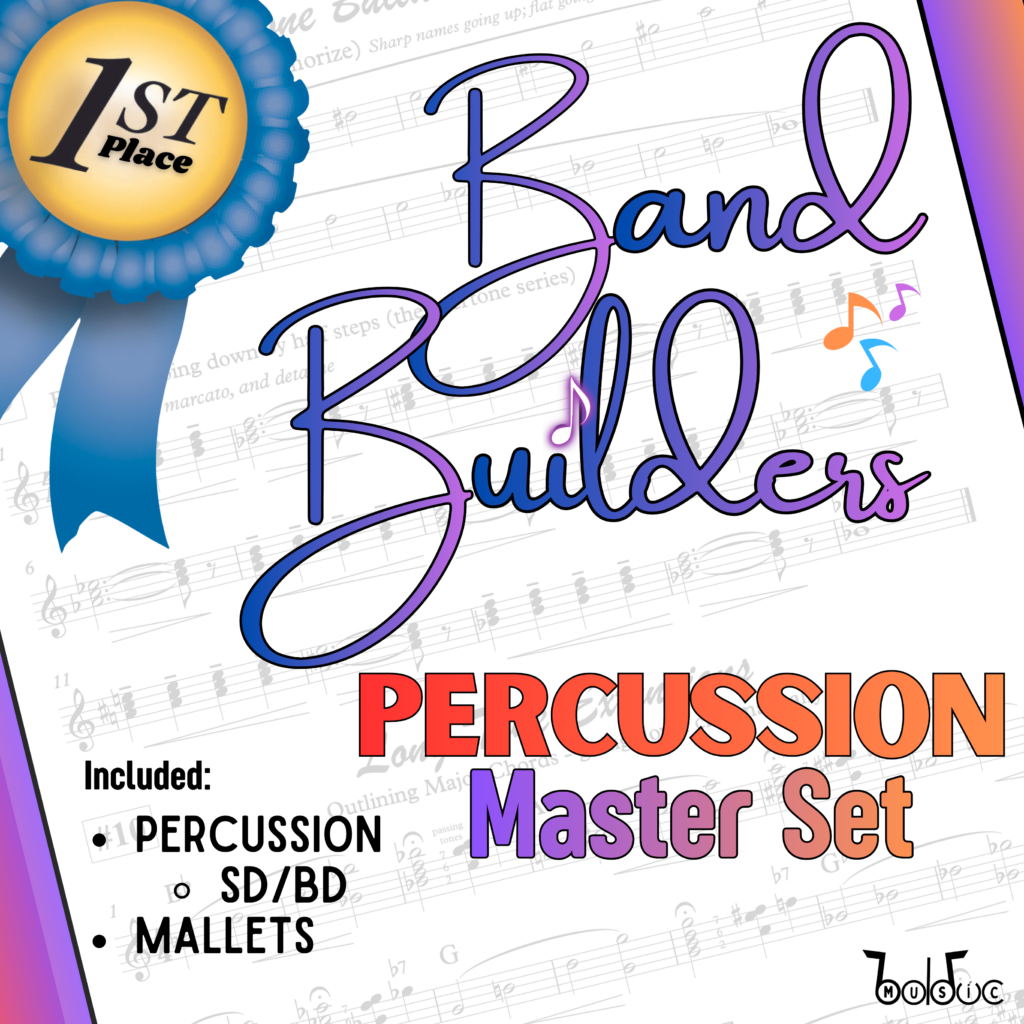1st Place Band Builders - Percussion set - Bolduc Music