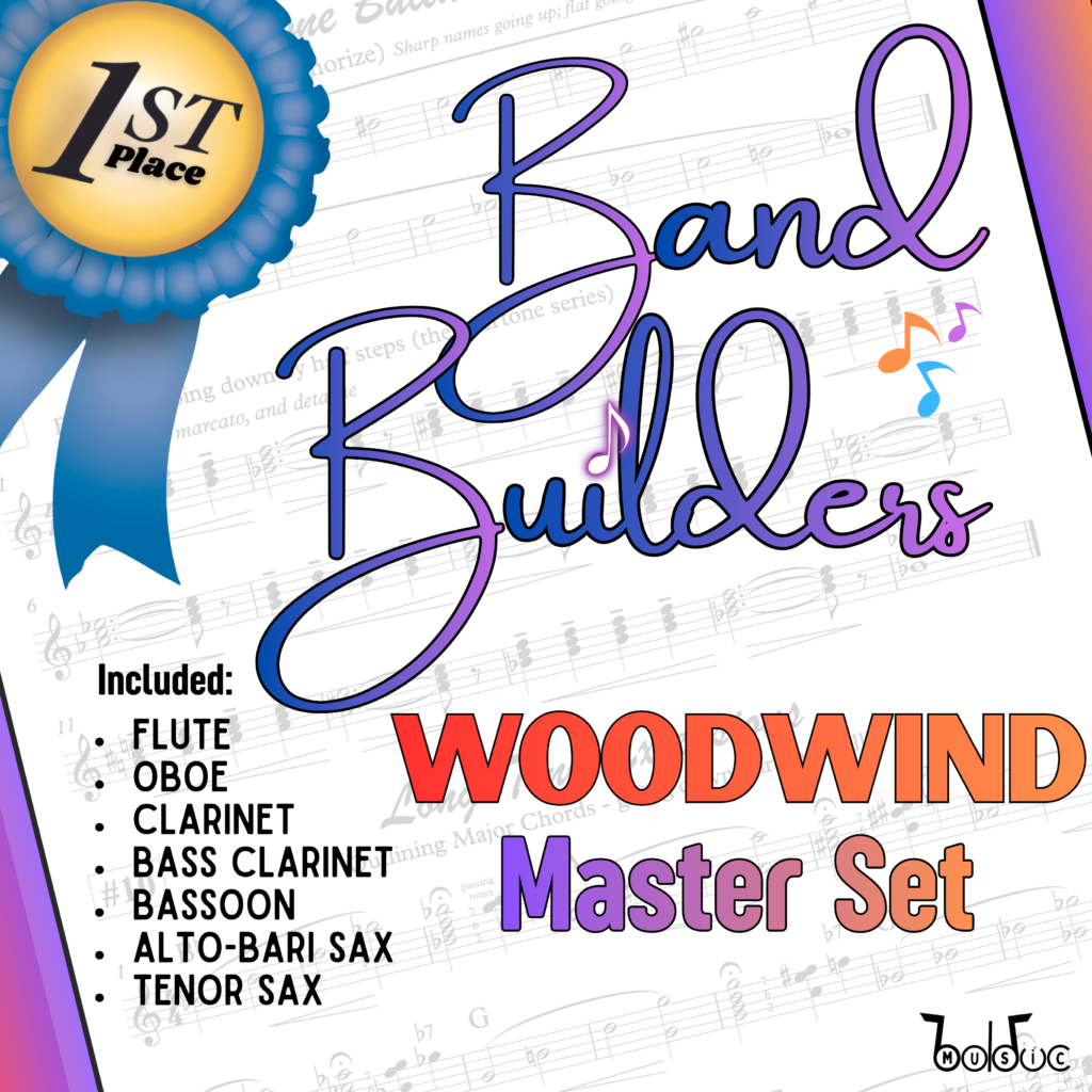 1st Place Band Builders - Woodwind Set - Bolduc Music