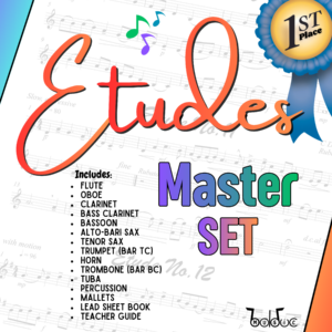 Etudes MASTER SET Book Banner