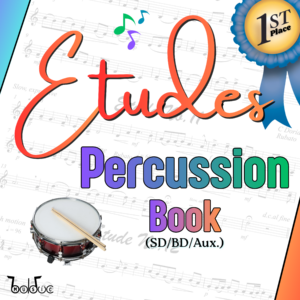 Etudes PERCUSSION Book Banner