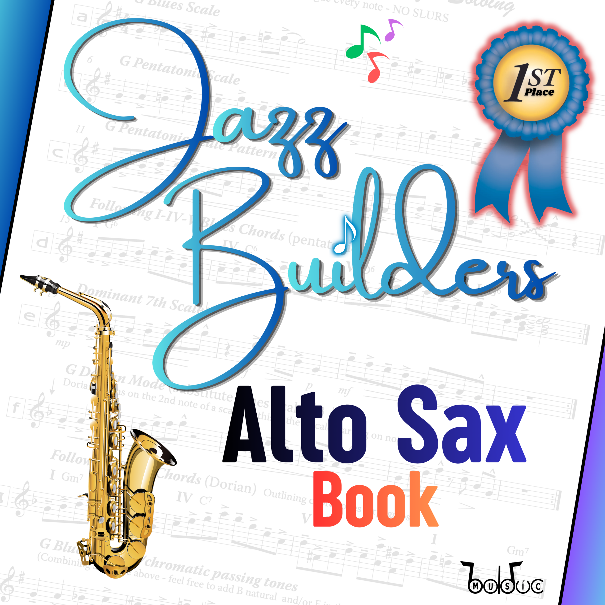 Jazz Builders ALTO Sax Book Banner