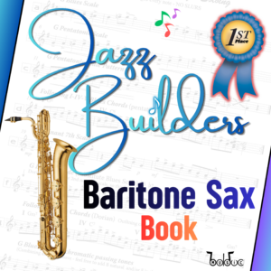 Jazz Builders BARI SAX Book Banner