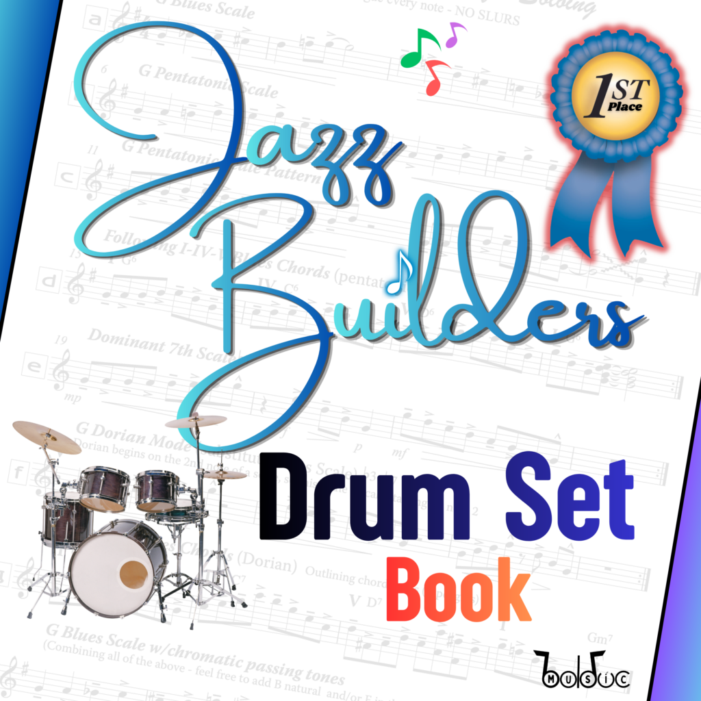1st Place Jazz Builders Drum Set Book - Bolduc Music
